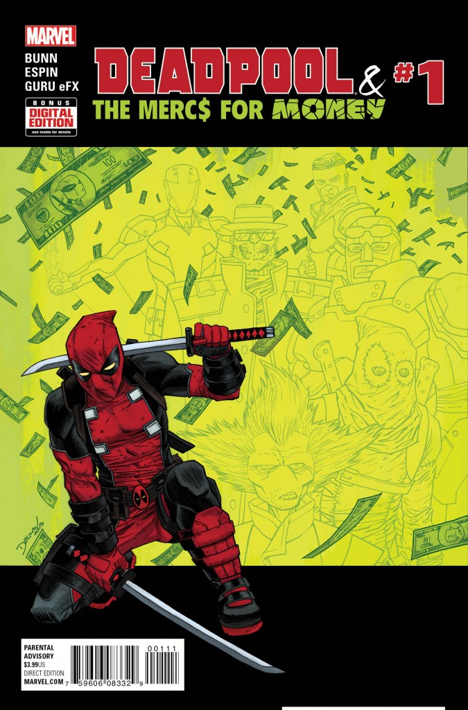 DEADPOOL AND THE MERCS FOR MONEY #1 Cover by DECLAN SHALVEY